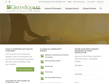 Tablet Screenshot of greensquarecenter.com
